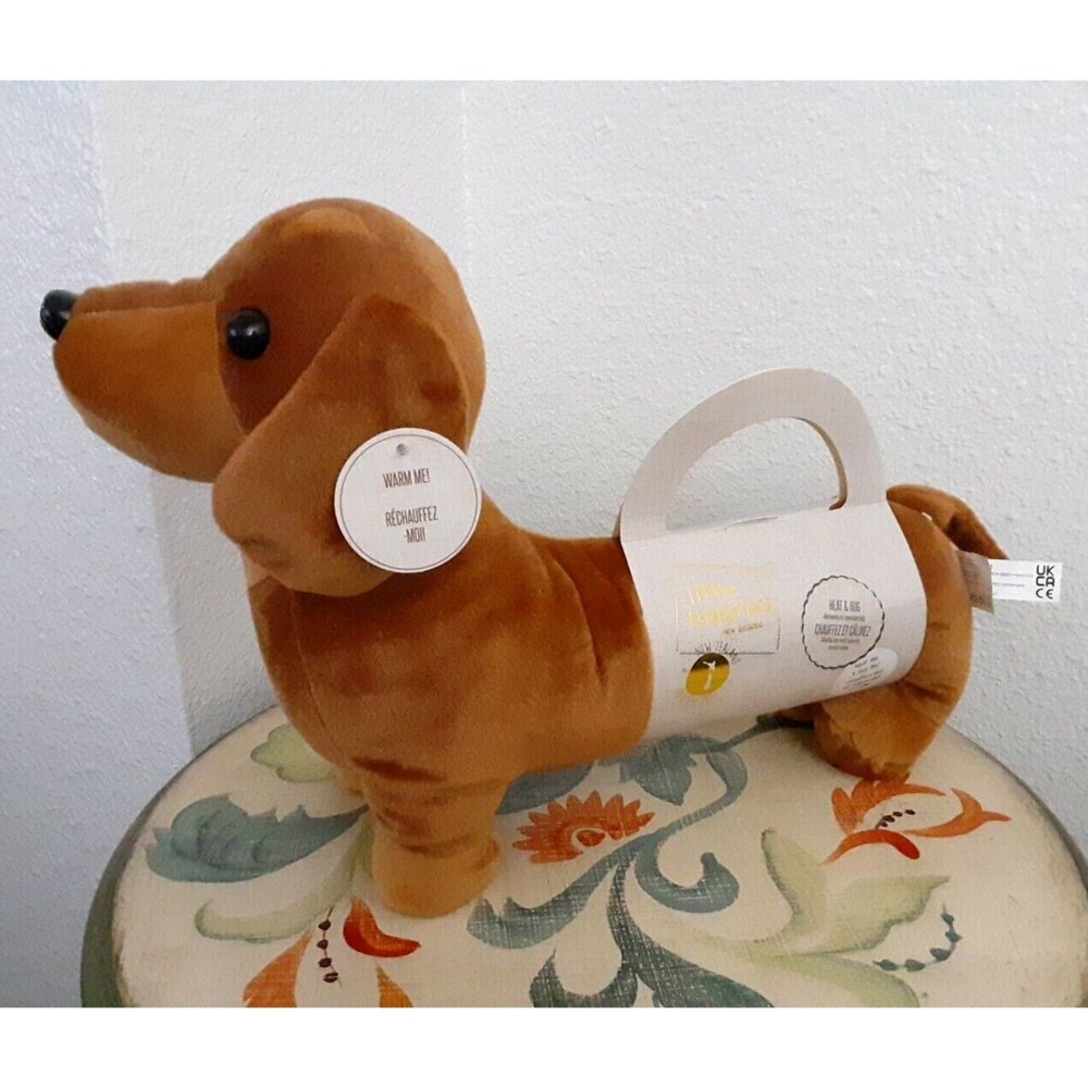 Little Toasties New Zealand Dachshund Heat and Hug Microwaveble Winner Plush Dog